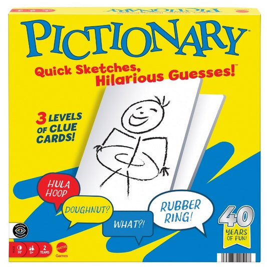 PICTIONARY CORE UK/AUS لعبة Pictionary Core الإصدار البريطاني/الأسترالي.