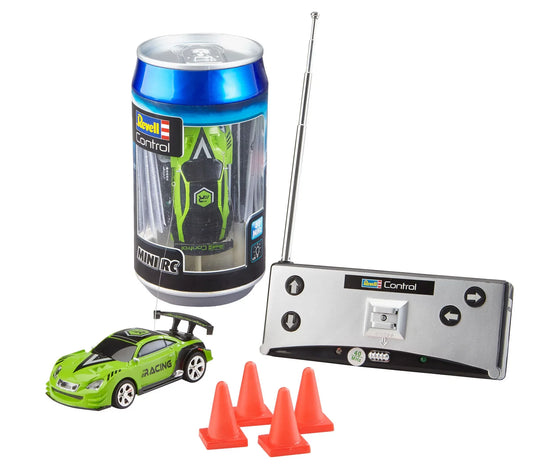 RC MINI RACING-GREEN IN CAN RECHARGABLE سيارة سباق RC صغيرة خضراء قابلة للشحن داخل علبة