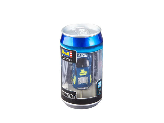 RC MINI RACING-BLUE IN CAN RECHARGABLE سيارة سباق RC صغيرة زرقاء قابلة للشحن داخل علبة