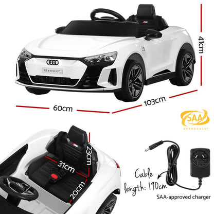 Audi RS e-tron GT Licensed R/C Ride on Car- 12V7AH*1 battery- 390#*4 motors | سيارة أودي RS e-tron GT كهربائية – تحكم عن بعد 2.4 جيجا هرتز – بطارية 12 فولت 7 أمبير – 4 محركات 390#