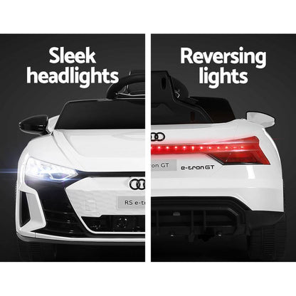 Audi RS e-tron GT Licensed R/C Ride on Car- 12V7AH*1 battery- 390#*4 motors | سيارة أودي RS e-tron GT كهربائية – تحكم عن بعد 2.4 جيجا هرتز – بطارية 12 فولت 7 أمبير – 4 محركات 390#