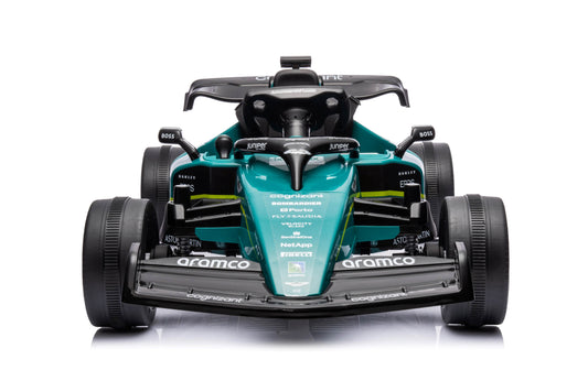 Aston Martin Licensed Go Kart R/C Ride on Car- 24V5AH*1battery - 4motors | سيارة جو كارت كهربائية بترخيص أستون مارتن للأطفال تعمل بالتحكم عن بعد - بطارية 24 فولت 5 أمبير ×1 - 4 محركات