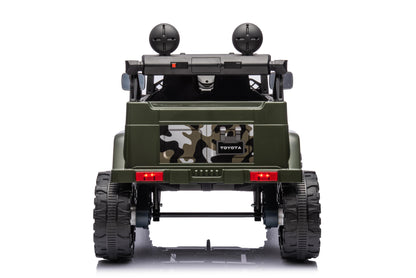Toyota FJ Cruiser Licensed R/C Ride on Car -12V4.5AH*1battery- 4motors | سيارة كهربائية للأطفال بترخيص تويوتا FJ كروزر وتعمل بالتحكم عن بعد - بطارية 12 فولت 4.5 أمبير ×1 - 4 محركات