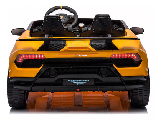 Lamborghini Huracan Performante Spyder Licensed R/C Ride on Car- 12V7AH*1 battery- 550#(45W)*2 motors | سيارة كهربائية للأطفال بترخيص لامبورغيني هوراكان بيرفورمانتي سبايدر وتعمل بالتحكم عن بعد - بطارية 12 فولت 7 أمبير ×1 - محركات 550# (45 واط) ×2
