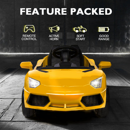 Lamborghini Huracan Performante Spyder Licensed R/C Ride on Car- 12V7AH*1 battery- 550#(45W)*2 motors | سيارة كهربائية للأطفال بترخيص لامبورغيني هوراكان بيرفورمانتي سبايدر وتعمل بالتحكم عن بعد - بطارية 12 فولت 7 أمبير ×1 - محركات 550# (45 واط) ×2
