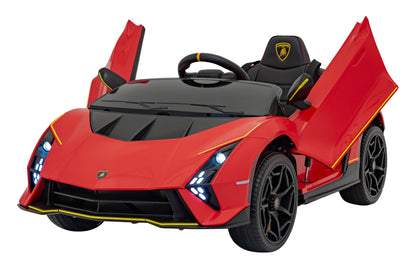 Lamborghini Autentica Licensed R/C Ride on Car- 12V7AH*1 battery- 390#*4 motors | سيارة لامبورغيني أوثينتيكا الكهربائية للأطفال – تعمل بالتحكم عن بُعد – بطارية 12V7AH×1 – مزوّدة بـ 4 محركات 390#