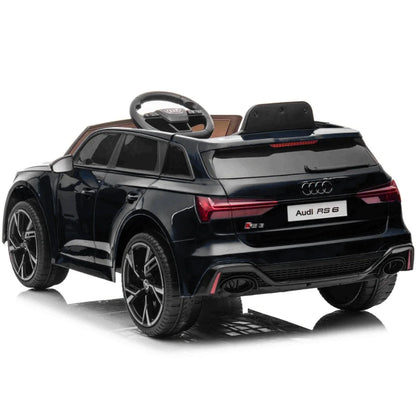 Audi RS 6 Licensed R/C Ride on Car- 12V9AH*1 battery- 390#*4 motors | سيارة أودي RS 6 كهربائية – تحكم عن بعد 2.4 جيجا هرتز – بطارية 12 فولت 9 أمبير – 4 محركات 390#