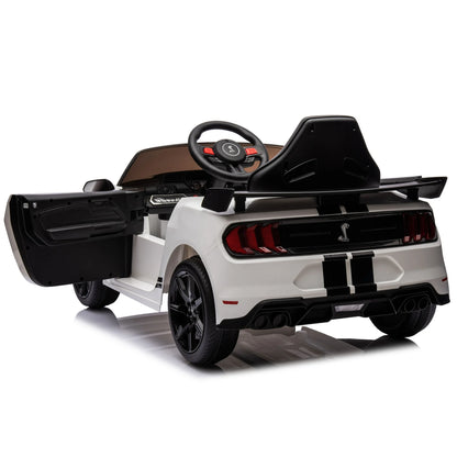 Ford Mustang Shelby GT500 Licensed R/C Ride on Car- 12V7AH*1battery- 550#*2 motors | سيارة فورد موستانج شيلبي GT500 كهربائية مرخصة – تحكم عن بُعد 2.4 جيجا هرتز – بطارية 12 فولت 7 أمبير – محركان 550#