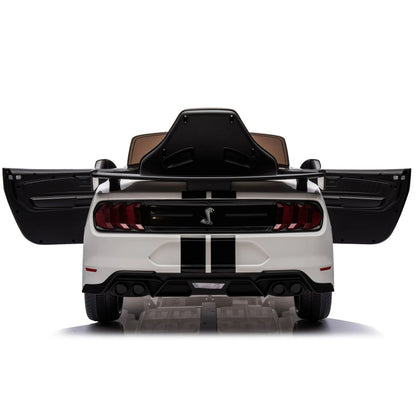 Ford Mustang Shelby GT500 Licensed R/C Ride on Car- 12V7AH*1battery- 550#*2 motors | سيارة فورد موستانج شيلبي GT500 كهربائية مرخصة – تحكم عن بُعد 2.4 جيجا هرتز – بطارية 12 فولت 7 أمبير – محركان 550#