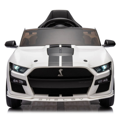 Ford Mustang Shelby GT500 Licensed R/C Ride on Car- 12V7AH*1battery- 550#*2 motors | سيارة فورد موستانج شيلبي GT500 كهربائية مرخصة – تحكم عن بُعد 2.4 جيجا هرتز – بطارية 12 فولت 7 أمبير – محركان 550#