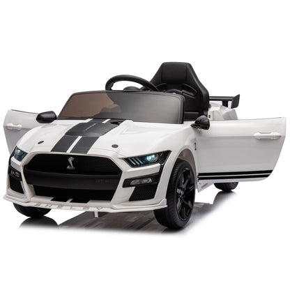 Ford Mustang Shelby GT500 Licensed R/C Ride on Car- 12V7AH*1battery- 550#*2 motors | سيارة فورد موستانج شيلبي GT500 كهربائية مرخصة – تحكم عن بُعد 2.4 جيجا هرتز – بطارية 12 فولت 7 أمبير – محركان 550#
