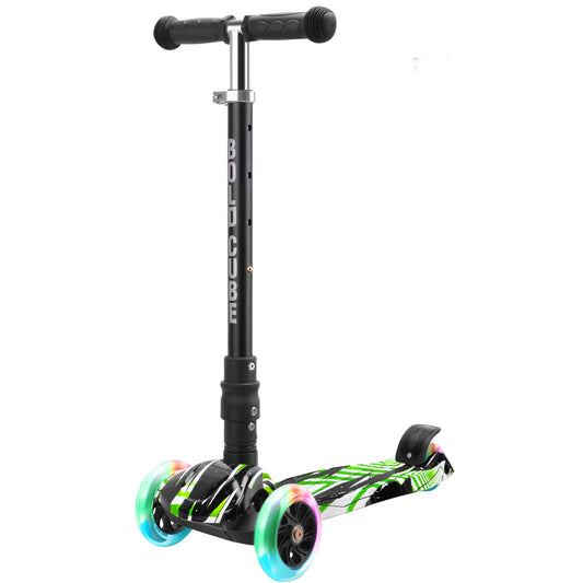 Boldcube - Big 3 Wheel Scooter - Swift Green - Age 5-10 | بولدكيوب - سكوتر كبير - سوِيفت أخضر - العمر 5-10