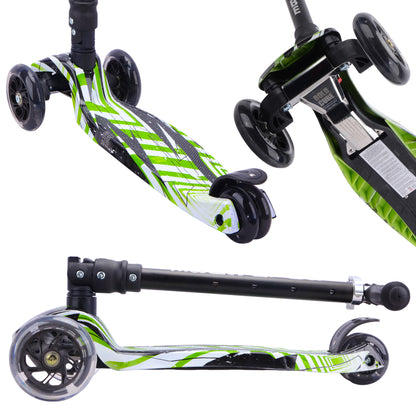 Boldcube - Big 3 Wheel Scooter - Swift Green - Age 5-10 | بولدكيوب - سكوتر كبير - سوِيفت أخضر - العمر 5-10