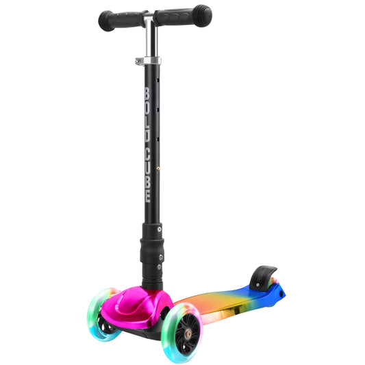 Boldcube - Big 3 Wheel Scooter - Candyfloss - Age 5-10 | بولدكيوب - سكوتر كبير - كاندي فلوس - العمر 5-10