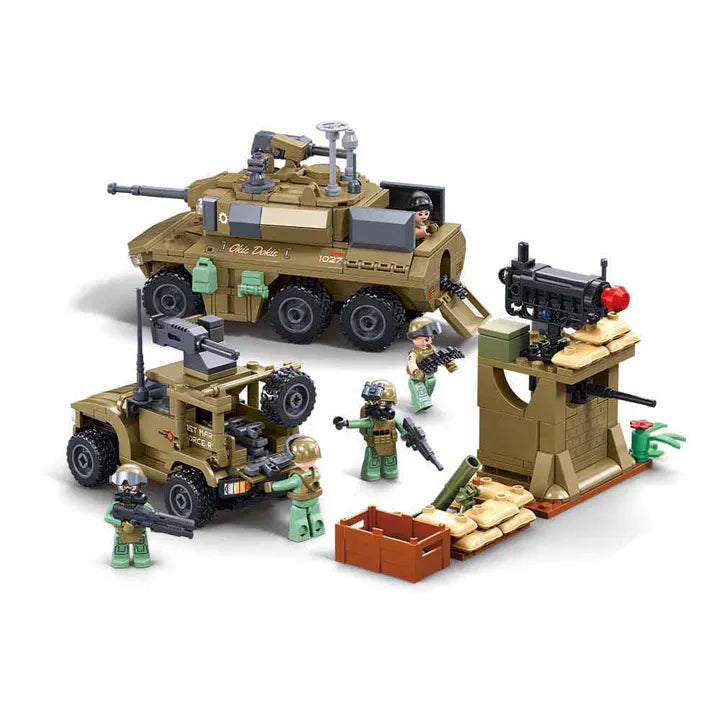sluban Army Joint Assault – 744 Pieces Building Set