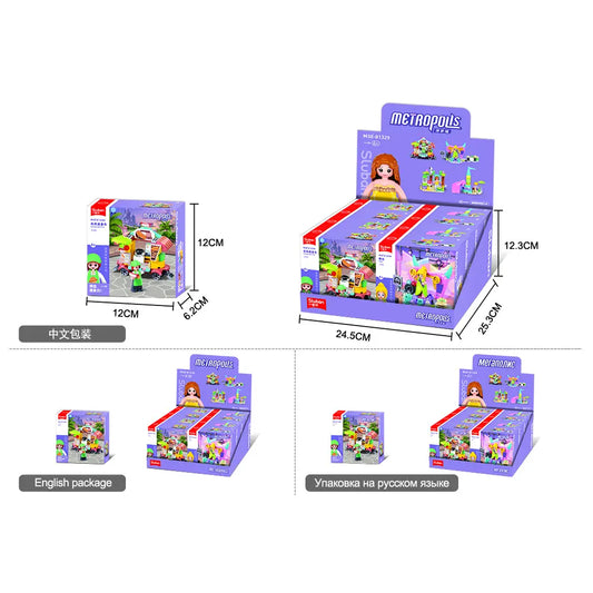 Metropolis-Girl-4 types (8 boxes in 1 display box)