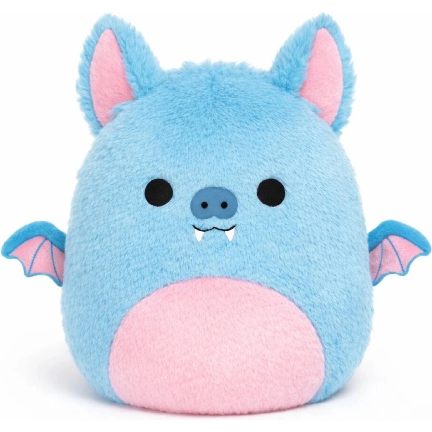 SQCR - Medium Plush (12" Squishmallows) (Boyle - Blue Fruit Bat W/Pink Belly - Fuzzamallows)
