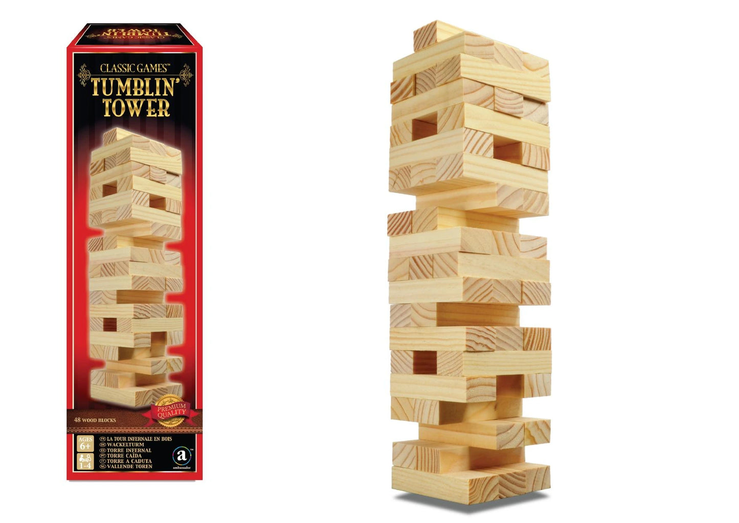 Ambassador Classic Games – Tumblin’ Tower - لعبة كلاسيكية برج Tumblin’