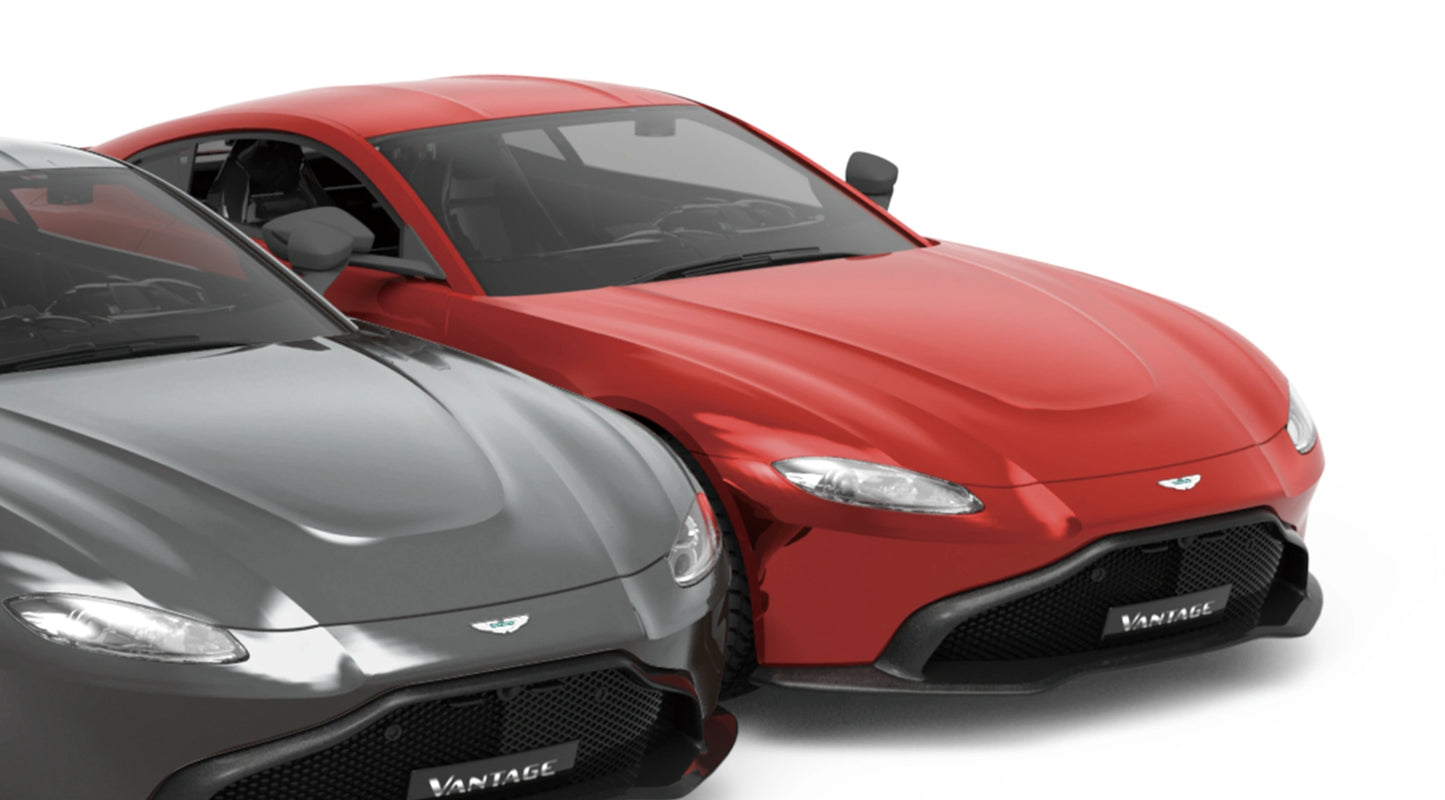RW - 1:14 Aston Martino Vantage 6V Rechargeable Battery سيارة ريموت كنترول أستون مارتن فانتاج 1:14 ببطارية 6 فولت قابلة للشحن
