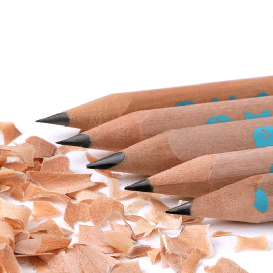 Mideer - Thick Triangular Pencils - 4B - age +3 | ميدير - أقلام الرصاص السميكة -4 ب -العمر +3