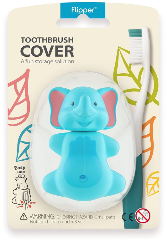 Toothbrush Cover elephant غطاء فرشاة أسنان للأطفال بشكل فيل لطيف
