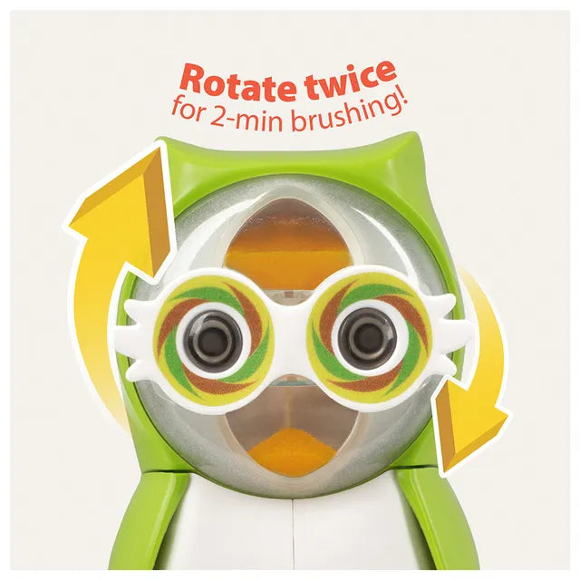 Toothbrush Cover Flp Owl / Earthy The World’s First Self-Opening & Closing Toothbrush Cover  أول غطاء فرشاة أسنان ذاتي الفتح والإغلاق في العالم غطاء فرشاة أسنان للأطفال على شكل بومة بألوان هادئة وأنيقة
