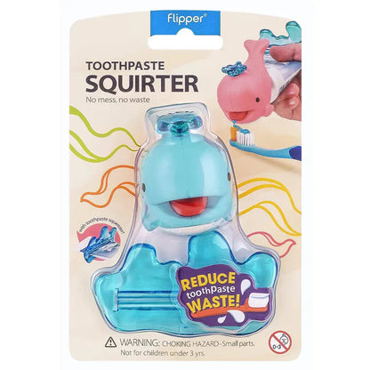 Toothpaste  Squirter Flp Whale / Bluey موزع معجون الأسنان Flipper – أزرق