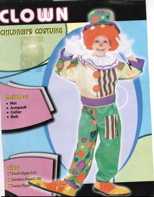 Clown Costume – Colorful & Fun Party Outfit زي مهرج – زي ملون وممتع للحفلات