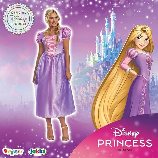 Disney Princess Rapunzel Costume – Fairytale Dress-Up Outfit زي الأميرة رابونزل من ديزني – زي خيالي مستوحى من القصص