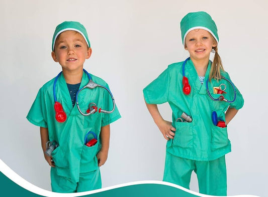 Surgeon Role Costume – Professional Medical Scrubs Outfit زي جراح – زي طبي احترافي (لباس العمليات)