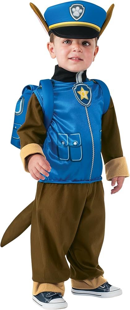 Chase Costume for Kids – Paw Patrol Police Pup Outfit  زي تشيس للأطفال – زي كلب الشرطة من باو باترول