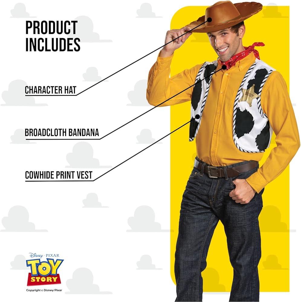 Story Costume for Adults – Creative & Fun Character Outfit زي شخصية توي ستوري للكبار – زي إبداعي وممتع