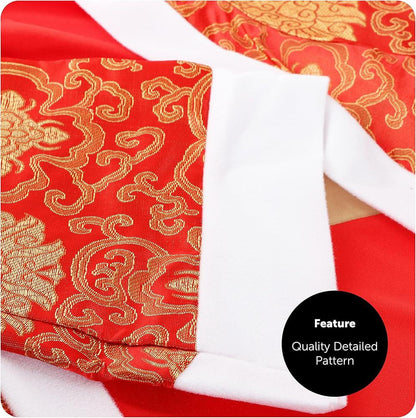 Red Nativity King Costume – Royal Biblical Wise Man Outfit زي الملك الأحمر للميلاد – زي ملك حكيم بتصميم ملكي