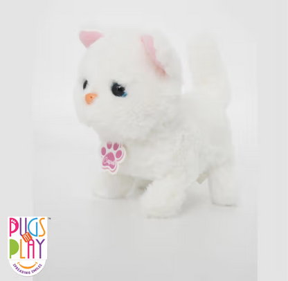 PUGS AT PLAY WALKING CASPER 6.5in - لعبة القطة كاسبير المحشوة المتحركة