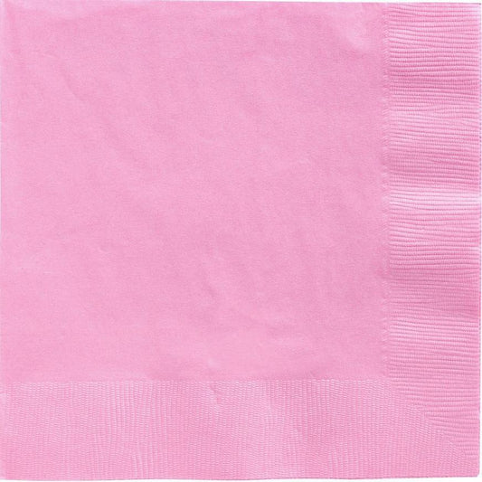 Light Pink Napkins – 20 PCS, Soft Disposable Party Napkins, Elegant & Absorbent for Birthdays, Events & Celebrations مناديل زهري فاتح – 20 قطعة، مناديل حفلات ناعمة للاستعمال مرة واحدة، أنيقة وعملية للمناسبات