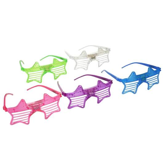 LED Top Light Glasses – 1 PCS, Light-Up Party Glasses with 3 Lighting Modes, Fun Glow Eyewear for Events & Night Parties نظارات LED بإضاءة علوية – قطعة واحدة، نظارات مضيئة للحفلات مع 3 وضعيات إضاءة، إكسسوار مميز للسهرات والمناسبات