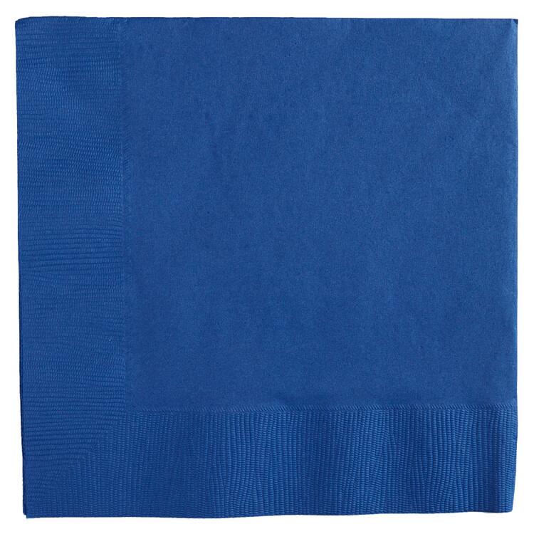 Navy Blue  – 20 PCS, Soft Disposable Party Napkins, Elegant & Absorbent for Birthdays, Events & Celebrations مناديل نيلي – 20 قطعة، مناديل حفلات ناعمة للاستعمال مرة واحدة، أنيقة وعملية للمناسبات