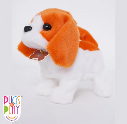 PUGS AT PLAY WALKING BUDDY 6.5in لعبة الجرو بودي المحشو المتحرك