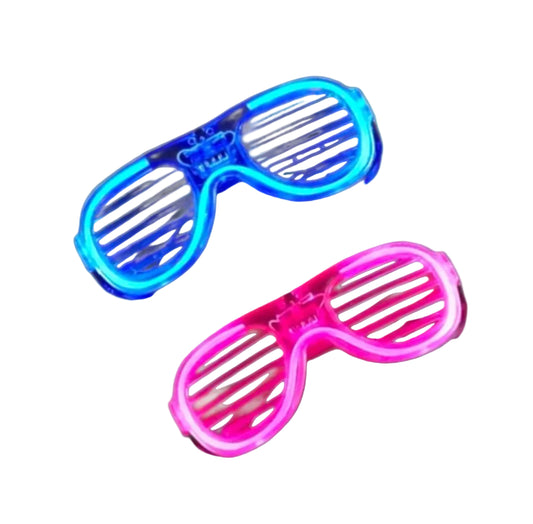 LED Light-Up Glasses – 1 PCS, Full Frame Lighting, 3 Lighting Modes, Party Glow Glasses for Festivals, Events & Night Parties نظارات LED مضيئة – قطعة واحدة، إضاءة كاملة للإطار، 3 وضعيات إضاءة، نظارات حفلات مضيئة للمناسبات والسهرات