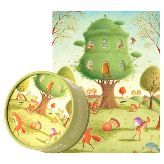 Mideer - Pocket Series Puzzle - Busy Neighbors - 216 pieces - Age 8+ | ميدير - لعبة تركيب البازل - الجيران النشيطين - 216 قطعة - العمر 8