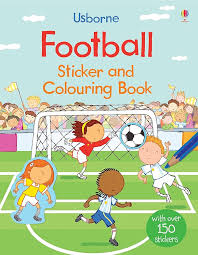First Colouring Book Football