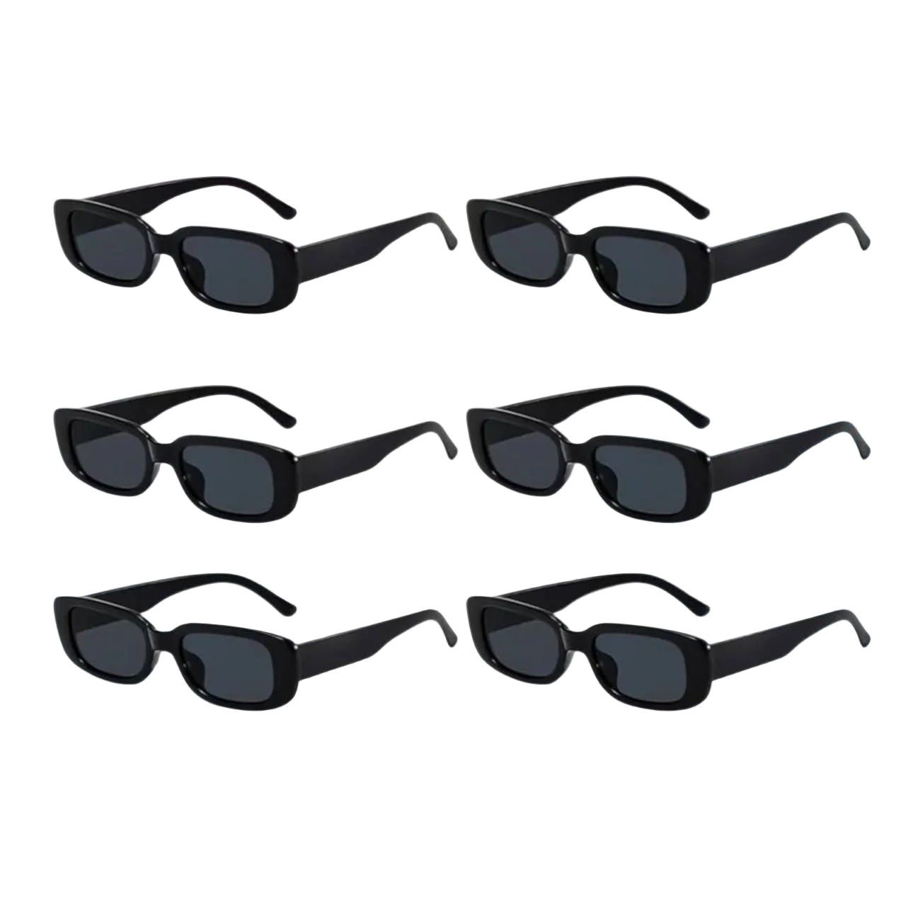 Black  Glasses - 1 PCS–, Stylish & Fun Eyewear for Birthdays, Events & Photo Booth Accessories نظارات حفلات اسود – قطعة واحدة، نظارات أنيقة ومرحة للمناسبات وأعياد الميلاد والتصوي