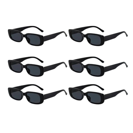 Black  Glasses - 1 PCS–, Stylish & Fun Eyewear for Birthdays, Events & Photo Booth Accessories نظارات حفلات اسود – قطعة واحدة، نظارات أنيقة ومرحة للمناسبات وأعياد الميلاد والتصوي