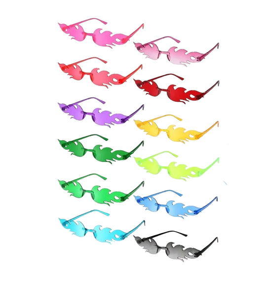 Party Glasses - 1 PCS–, Stylish & Fun Eyewear for Birthdays, Events & Photo Booth Accessories نظارات حفلة – قطعة واحدة، نظارات أنيقة ومرحة للمناسبات وأعياد الميلاد والتصوي