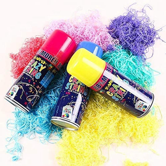 Crazy String Party Spray (1 PCS) – Fun and Playful Celebration Spray خيط كريزي للحفلات (قطعة واحدة) – أجواء ممتعة ومليئة بالمرح