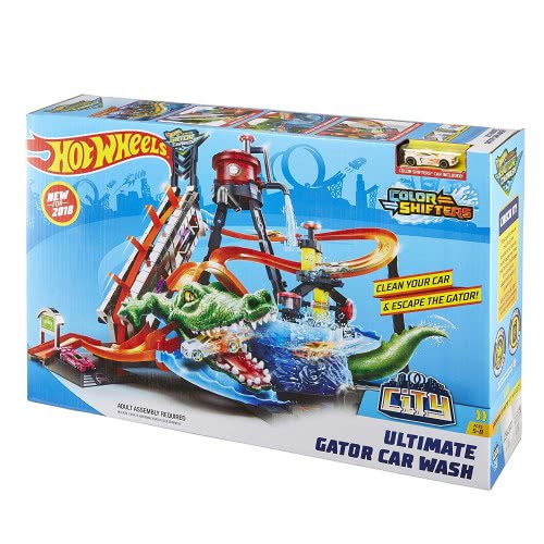 HW ULT GATOR CAR WASH محطة غسيل سيارات تفاعلية مع مغامرة التمساح