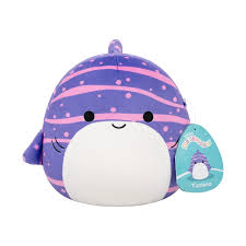 SQCR - Medium Plush (12" Squishmallows) (TBD - Purple Striped Whale Shark)