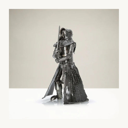 Metal Art - Kylo Ren with Sword Inspired Recycled Metal Sculpture