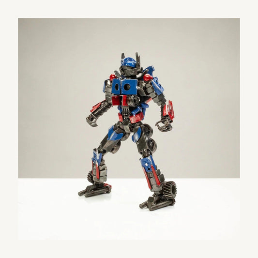 Metal Art - Optimus Prime Inspired Recycled Metal Sculpture