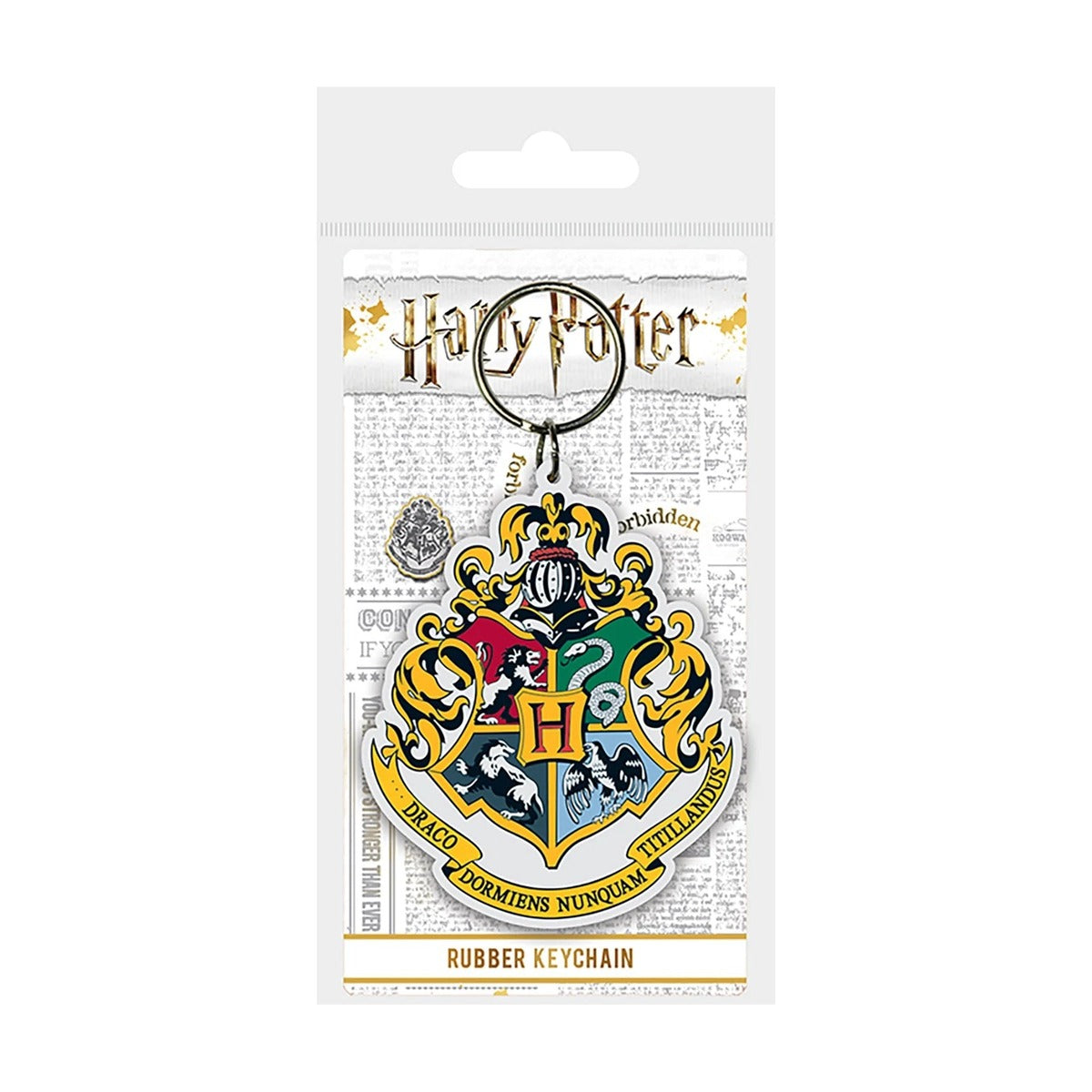 Pyramids - Harry Potter - Hogwarts Crest (Rubber Keychain)